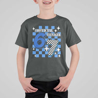 Funny 13th Birthday Official Teenager T Shirt For Kid 6+7 13 Year Old Boys Kids Checkered 67 Meme