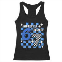 Funny 13th Birthday Official Teenager Racerback Tank Top 6+7 13 Year Old Boys Kids Checkered 67 Meme