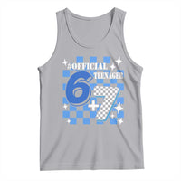 Funny 13th Birthday Official Teenager Tank Top 6+7 13 Year Old Boys Kids Checkered 67 Meme