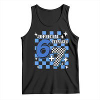 Funny 13th Birthday Official Teenager Tank Top 6+7 13 Year Old Boys Kids Checkered 67 Meme