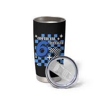Funny 13th Birthday Official Teenager Tumbler Cup 6+7 13 Year Old Boys Kids Checkered 67 Meme