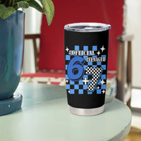 Funny 13th Birthday Official Teenager Tumbler Cup 6+7 13 Year Old Boys Kids Checkered 67 Meme