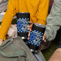 Funny 13th Birthday Official Teenager Tumbler Cup 6+7 13 Year Old Boys Kids Checkered 67 Meme