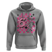 Funny 13th Birthday Official Teenager Hoodie 6+7 13 Year Old Kids Girls Pink Checkered 67 Meme