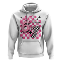 Funny 13th Birthday Official Teenager Hoodie 6+7 13 Year Old Kids Girls Pink Checkered 67 Meme