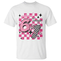 Funny 13th Birthday Official Teenager T Shirt 6+7 13 Year Old Kids Girls Pink Checkered 67 Meme