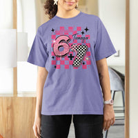 Funny 13th Birthday Official Teenager T Shirt For Women 6+7 13 Year Old Kids Girls Pink Checkered 67 Meme