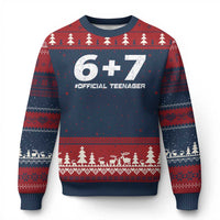 Funny 13th Birthday Official Teenager Ugly Christmas Sweater 13 Years Old Boys Kids