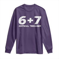 Funny 13th Birthday Official Teenager Long Sleeve Shirt 13 Years Old Boys Kids