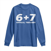 Funny 13th Birthday Official Teenager Long Sleeve Shirt 13 Years Old Boys Kids