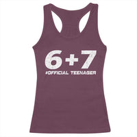 Funny 13th Birthday Official Teenager Racerback Tank Top 13 Years Old Boys Kids