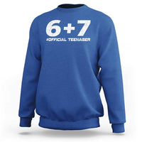 Funny 13th Birthday Official Teenager Sweatshirt 13 Years Old Boys Kids