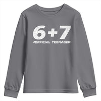 Funny 13th Birthday Official Teenager Youth Sweatshirt 13 Years Old Boys Kids
