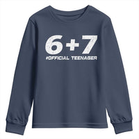 Funny 13th Birthday Official Teenager Youth Sweatshirt 13 Years Old Boys Kids