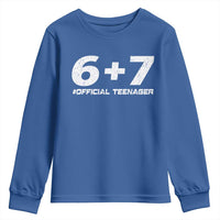 Funny 13th Birthday Official Teenager Youth Sweatshirt 13 Years Old Boys Kids