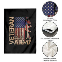 Veteran Of The United States Garden Flag Army US Flag Veteran Patriotic