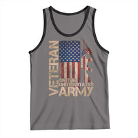 Veteran Of The United States Tank Top Army US Flag Veteran Patriotic