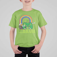 St Patricks Day Dabbing Video Game Controller T Shirt For Kid Irish Gamer Boys Dab Dance