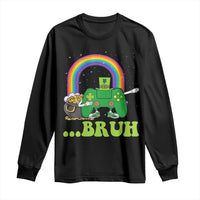 St Patricks Day Dabbing Video Game Controller Long Sleeve Shirt Irish Gamer Boys Dab Dance