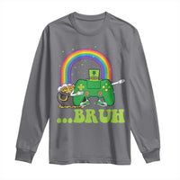 St Patricks Day Dabbing Video Game Controller Long Sleeve Shirt Irish Gamer Boys Dab Dance