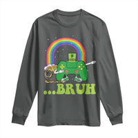 St Patricks Day Dabbing Video Game Controller Long Sleeve Shirt Irish Gamer Boys Dab Dance