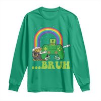 St Patricks Day Dabbing Video Game Controller Long Sleeve Shirt Irish Gamer Boys Dab Dance