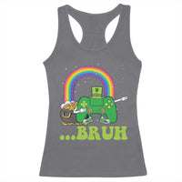 St Patricks Day Dabbing Video Game Controller Racerback Tank Top Irish Gamer Boys Dab Dance