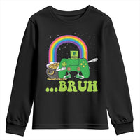 St Patricks Day Dabbing Video Game Controller Youth Sweatshirt Irish Gamer Boys Dab Dance