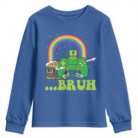 St Patricks Day Dabbing Video Game Controller Youth Sweatshirt Irish Gamer Boys Dab Dance