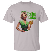 St. Patricks Day T Shirt Feeling Lucky Trendy Retro