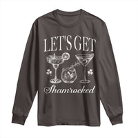 St Patricks Day Cocktail Long Sleeve Shirt Lets Get Shamrocked