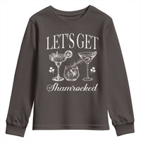 St Patricks Day Cocktail Youth Sweatshirt Lets Get Shamrocked