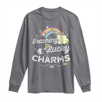 Girls St. Patricks Day Long Sleeve Shirt Little Miss Shenanigans