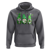 Nurse St Patricks Day Hoodie Lucky Shamrock Leopard Gnomes Irish Nurses