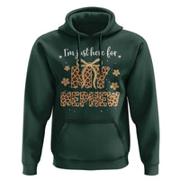 Im Just Here For My Nephew Hoodie Gift For Aunt From Nephew Leopard