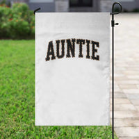 Auntie Garden Flag Retro Varsity New Aunt Letter Print