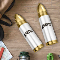 Auntie Bullet Tumbler Retro Varsity New Aunt Letter Print