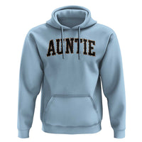 Auntie Hoodie Retro Varsity New Aunt Letter Print