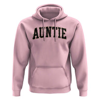 Auntie Hoodie Retro Varsity New Aunt Letter Print
