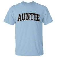 Auntie T Shirt Retro Varsity New Aunt Letter Print