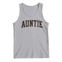 Auntie Tank Top Retro Varsity New Aunt Letter Print