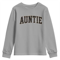 Auntie Youth Sweatshirt Retro Varsity New Aunt Letter Print
