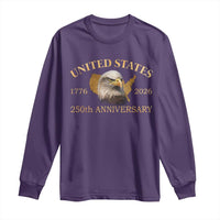 USA 250th Anniversary Long Sleeve Shirt American Map Patriotic 1776-2026 America 250