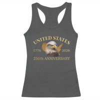 USA 250th Anniversary Racerback Tank Top American Map Patriotic 1776-2026 America 250