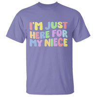 Im Just Here For My Niece T Shirt Gift For Aunt From Niece