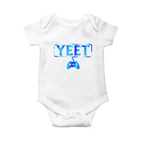 Yeet Gamer Baby Onesie Video Game Gaming Funny Saying Quote Slang