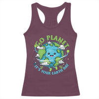 Earth Day Racerback Tank Top Save the Planet 2025