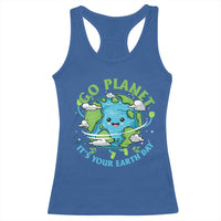 Earth Day Racerback Tank Top Save the Planet 2025