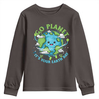 Earth Day Youth Sweatshirt Save the Planet 2025