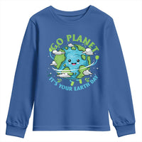 Earth Day Youth Sweatshirt Save the Planet 2025